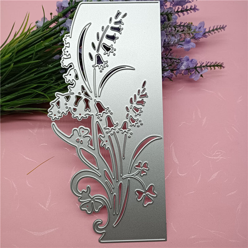 Flower Leaf Metal Die Cuts, Glory Flower Lace Bells Edge Cutting Dies Cut Stencils for DIY Scrapbooking Album Decorative Embossing Paper Dies Card Making MegaBDM