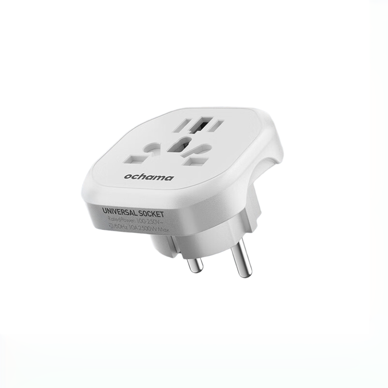 Ochama EU Standard Universal Travel Adapter - Travel Plug Adapter - Multi-Country Available - USA Europe Australia UK China Germany MegaBDM