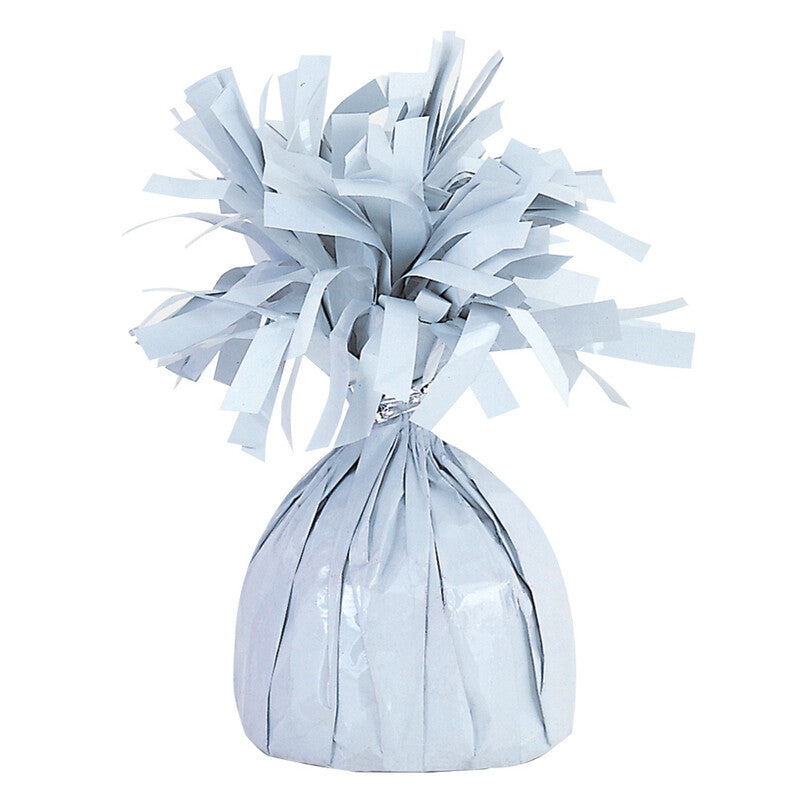 Unique Party Foil Balloon Weight, White, 1 Pack MegaBDM