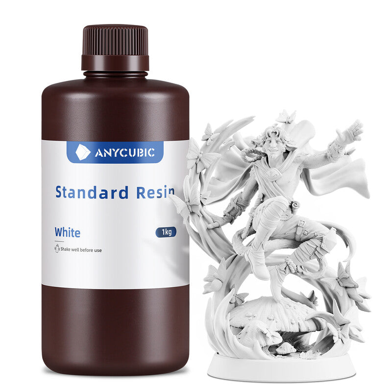 ANYCUBIC Standard Resin 405nm UV Rapid Curing for LCD/DLP/SLA 3D Printers(Grey, 1kg) MegaBDM