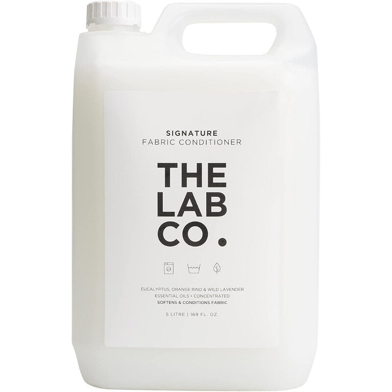 The Lab Co. Signature Laundry Fabric Conditioner 5 Litre Plant Based. Non-Toxic. Non-Bio. Softener Fragranced with Lavender and Orange Rind. For Up to 320 Washes MegaBDM