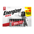 Energizer AAA Max Alkaline Batteries – Value Pack of 8 (4+4) MegaBDM
