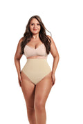 Feelingirl Seamless High-Waist Tummy Control Instant Smooth Shaped Low Rise Underwear Knickers for Women M/L Skin, Couple Gift Perfect Gift MegaBDM
