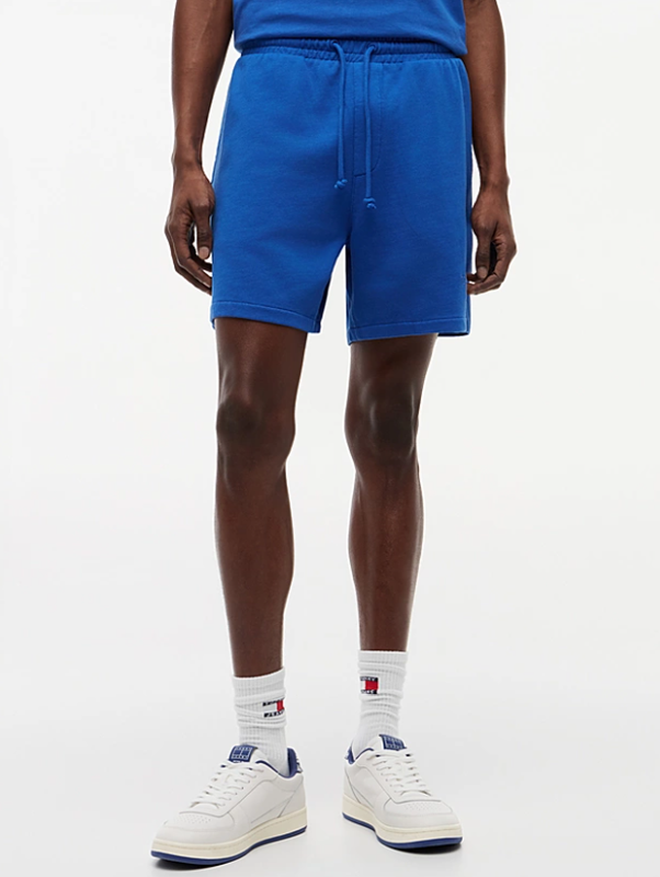 Tommy Hilfiger Jeans Classic Tonal Logo Embroidery Sweat Shorts - Providence Blue MegaBDM