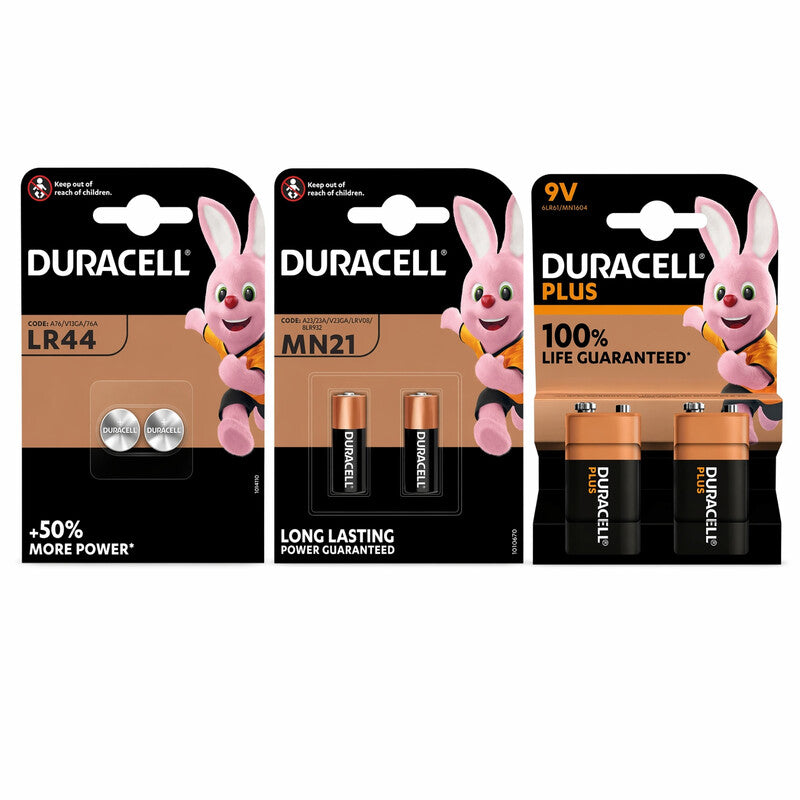 Duracell Home Safety Battery Kit – 9V + MN21 + LR44 MegaBDM