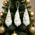 3PCS 5.5in/14cm Christmas Ornaments Hanging Christmas Gnomes Ornaments Swedish Handmade Plush Gnomes Santa Elf Hanging Christmas Tree Decorations Holiday Xmas Decorations Home Christmas Decor MegaBDM