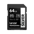 Lexar 64GB Silver SDXC UHS-I Memory Card, Up To 205MB/s Read, 90MB/s Write, Class 10 U3 V30, For Professional Photographers, Videographers, Enthusiasts MegaBDM