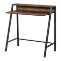 Homcom Desk Writing Rustic Brown/White MegaBDM