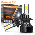 ENdureLite H8/H9/H11 LED Light Bulbs, 6000K Pure White, Plug & Play, Efficient Cooling System, 13000LM Brighter Lights Headlight, Pack of 2 MegaBDM
