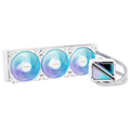 LE200 360 White Liquid CPU Cooler – Signature Square ARGB Pump Design, Vibrant Lighting Effects, Supports Intel LGA 1851/1700 & AMD AM5/AM4 MegaBDM