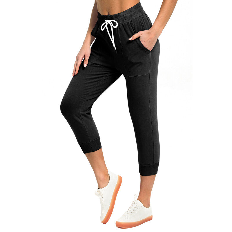 SPECIAL MAGIC Women's Capri Pants 0005 Black S MegaBDM
