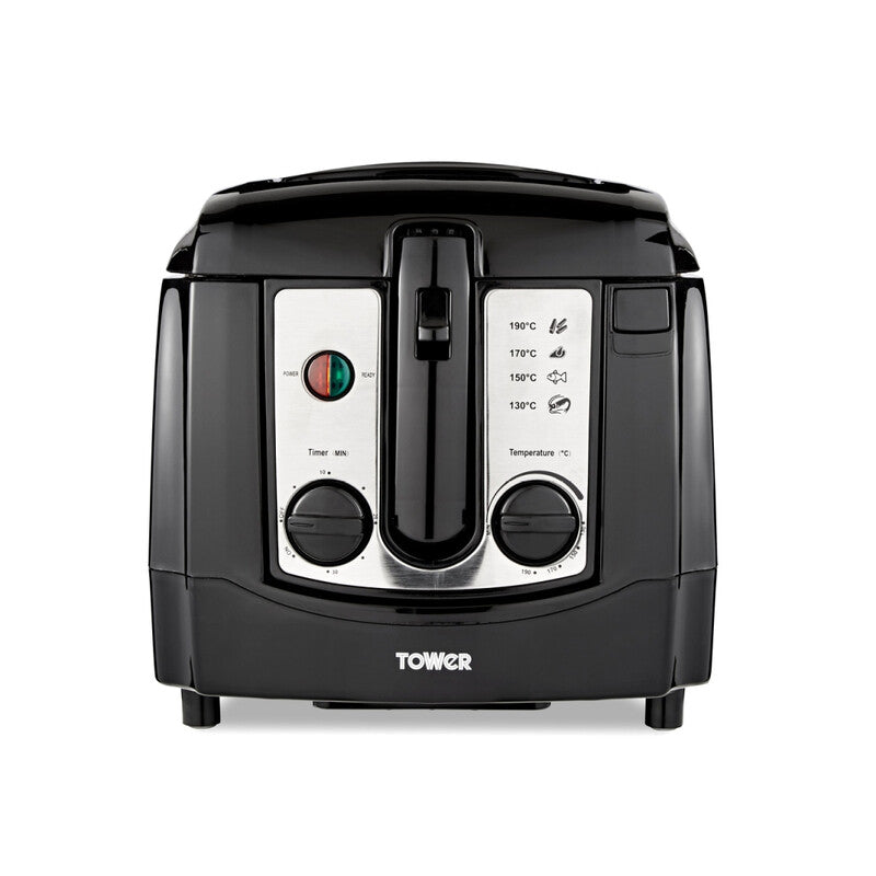 Tower Deep Fat Fryer with Adjustable Thermostat - 3L, 2300W, Black, T17002 MegaBDM
