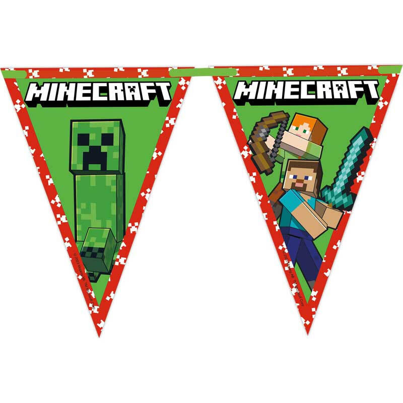 Minecraft Paper Triangle Flag Banner 2.3m MegaBDM