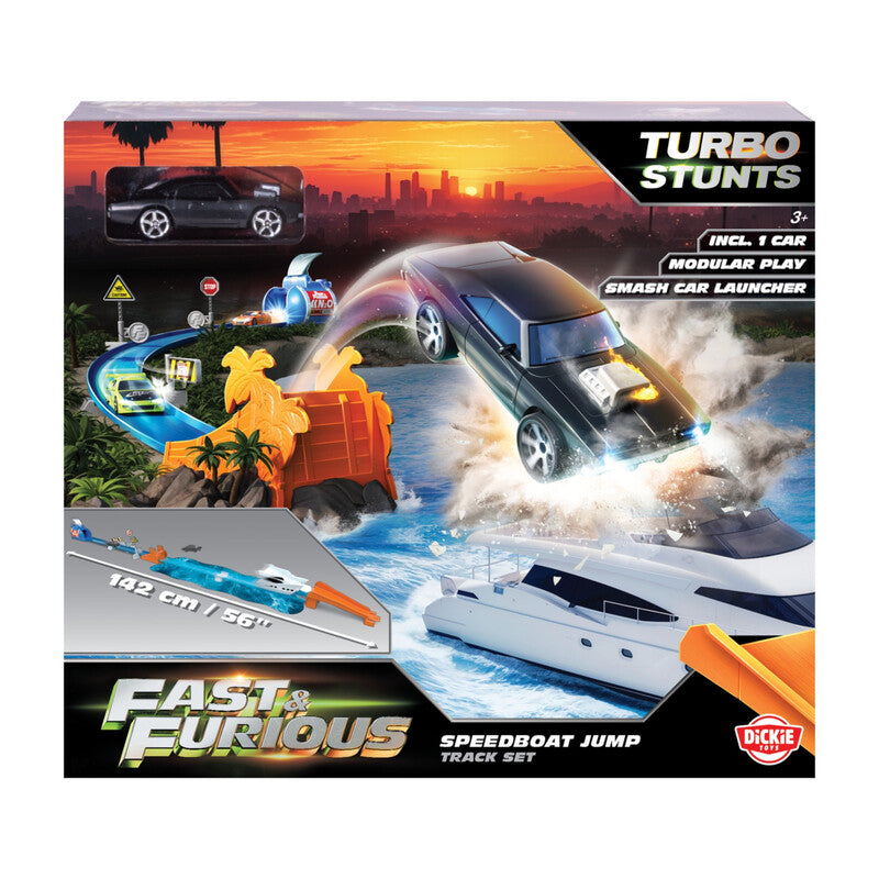 Fast & Furious Dockside Jump Track Set MegaBDM