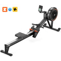 YOSUDA R2 Air Rowing Machine for Home, Tested Quality (Test Gel), Foldable, Air Resistance, Self-Operated Display, 10-Level Resistance, Aluminum Track for Tall People, Bluetooth & App MegaBDM
