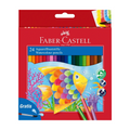 Faber-Castell Classic Colour Watercolour Pencils, Assorted Colours, Wallet of 24 MegaBDM
