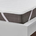 MENDALE Mattress Topper - Soft Supportive 5cm Comfortable Durable Bed Pad with Easy Fit Elasticated Straps - Hypoallergenic and Machine Washable, 90x200cm MegaBDM