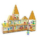 XINQIYUAN Qiyuan Villa Style Magnetic Building Set 7.5cm Large Particles 58pcs [Random Mix – Colors From Main Image Only] MegaBDM