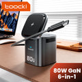 Toocki Magnetic Wireless Charger for iPhone: Foldable 3 in 1 Charging Station for Multiple Apple Devices - Travel Charging Pad Dock for Apple Watch iPhone 17 16 15 14 13 12 Pro Max Plus & AirPod MegaBDM
