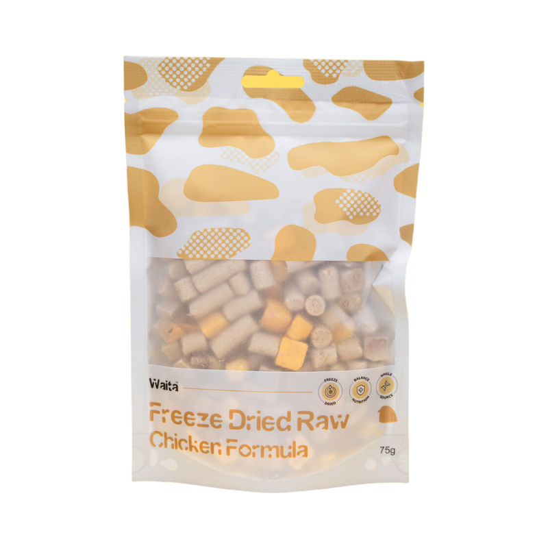 Waita Freeze Dried Raw Food Chicken Formula 75g MegaBDM