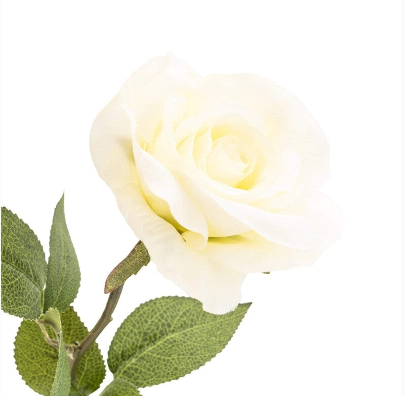 Candlelight Artificial Rose Flower Stem Peach 54cm MegaBDM