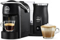 Lavazza A Modo Mio Jolie & Milk EVO, Hot & Cold Milk Frother, Ideal for Iced Latte, Pod Coffee Machine, 1.0 L, Black - 18001410 MegaBDM