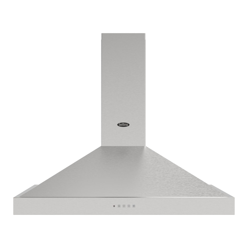 Belling COOKCENTRE CHIM 110PYR STA 110cm Chimney Cooker Hood, Ducted & Recirculation MegaBDM