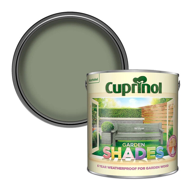 Cuprinol Garden Shades Matt Wood Treatment - Willow - 2.5L MegaBDM
