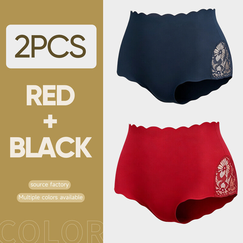 SEZZGU Women's Soft Lace Briefs 2PCS L MegaBDM