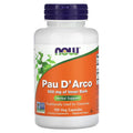 NOW Foods Pau D Arco Herbal Wellness 500mg Capsules - 100 Vegan Capsules MegaBDM