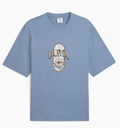 Puma Graphic Fest Boxy Tee - Cool Blue MegaBDM