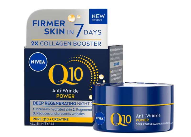 NIVEA Q10 Anti-Wrinkle Power Revitalising Night Cream 50ml MegaBDM
