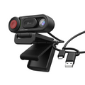 j5create JVU250 HD Webcam with Auto & Manual Focus Switch, Black MegaBDM