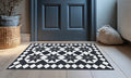 Likewise Doormat Knightsbridge Victorian Vintage Black 50x75cm MegaBDM