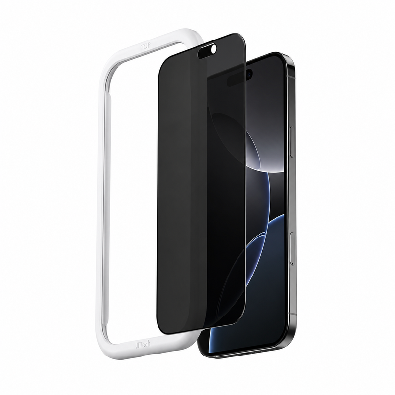 VoxorAI iPhone 16 Plus Screen Protector, 360° All-Around Privacy Screen Protector, Essential for Commuters, Automatic Adsorption and Instant Application MegaBDM