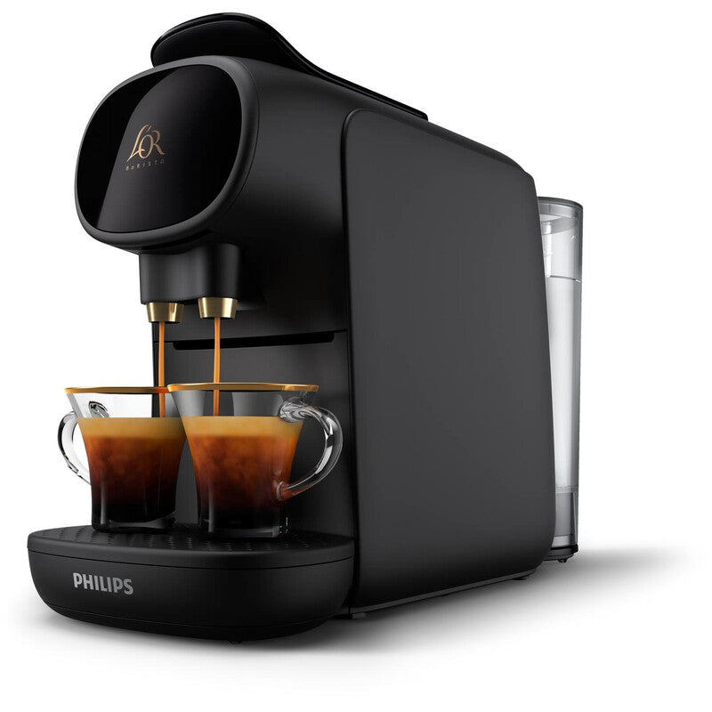 [EXTRA 10% OFF, COUPON CODE: PHILIPS10] Philips LM9012/60 L'Or Barista Sublime Pod Coffee Machine, Double Shot, Compatible with Nespresso Original Capsules - Piano Noir (Black) MegaBDM