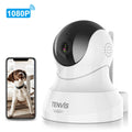 TENVIS 1080P Smart Security Camera, 2-Way Audio, Motion Detection, Night Vision, ABS Plastic + Metal, White, TH661D MegaBDM