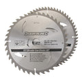 Silverline TCT Circular Saw Blades 40, 60T 2pk MegaBDM