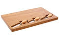 Maison by Premier Acacia Wood Cheese Board with Three Knives, Durable Cheese Serving Board with Knife Storage, 37 x 23cm MegaBDM