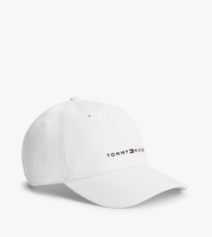 Tommy Hilfiger Accessories Six-Panel Baseball Cap - Optic White MegaBDM