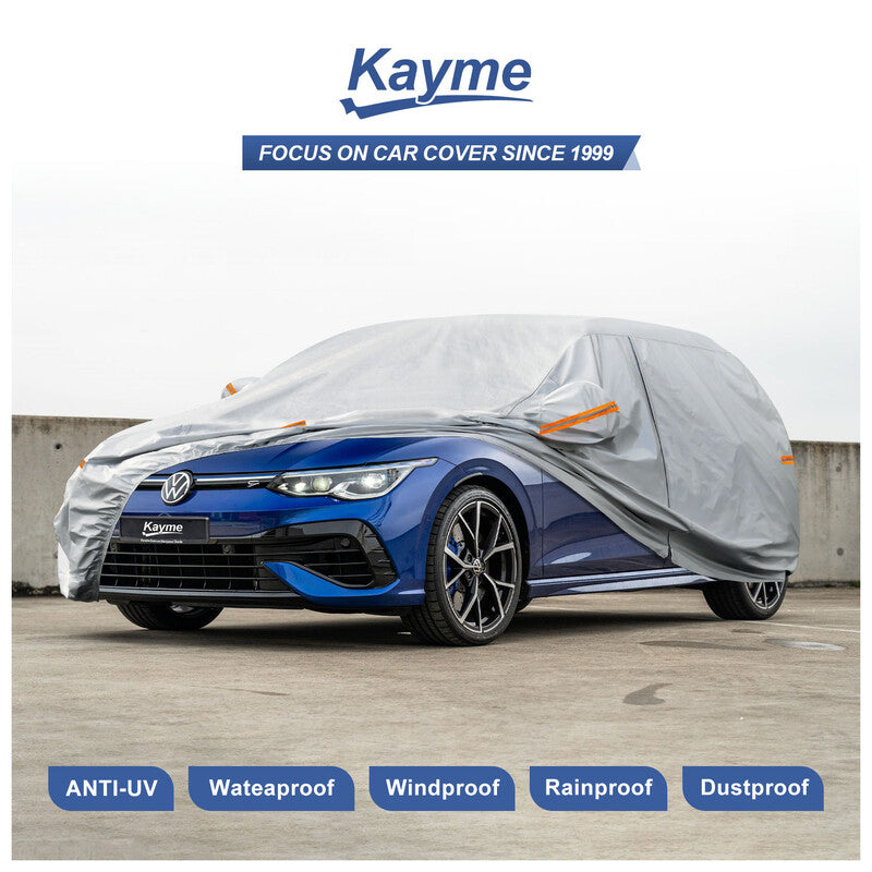 Kayme Car Cover For Hatchback Fit Size 415 To 450 CM MegaBDM