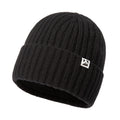 TOP-EX 100% Merino Wool Beanie Fleece Lined Hat Watch Cap for Cold Weather Winter Warm M/L Black MegaBDM