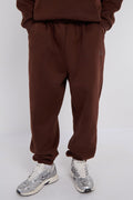 Third Avenue High Rise Relaxed Fleece Joggers - Vintage Brown MegaBDM