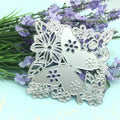 Creative for Butterfly Metal Cutting Dies Stencil Scrapbooking Embossing Tool Paper Cards Album Decoration，A butterfly and a flower MegaBDM