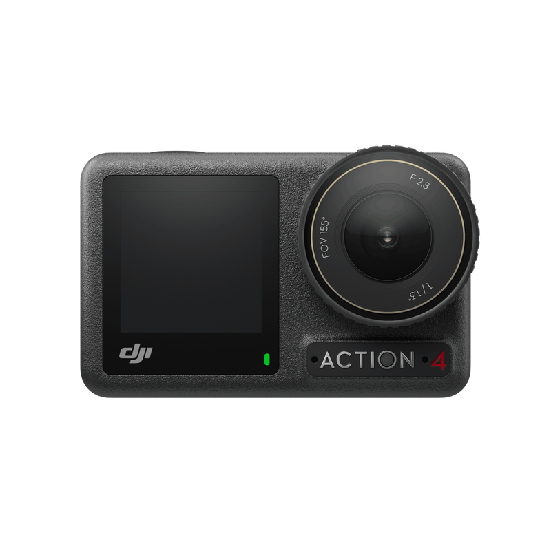 DJI Osmo Action 4 Adventure Combo - 4K/120fps Waterproof Action Camera with a 1/1.3-Inch Sensor, 10-bit & D-Log M Color Performance, 155° FOV, Up to 7.5 h with 3 Extra Batteries, Outdoor Camera MegaBDM