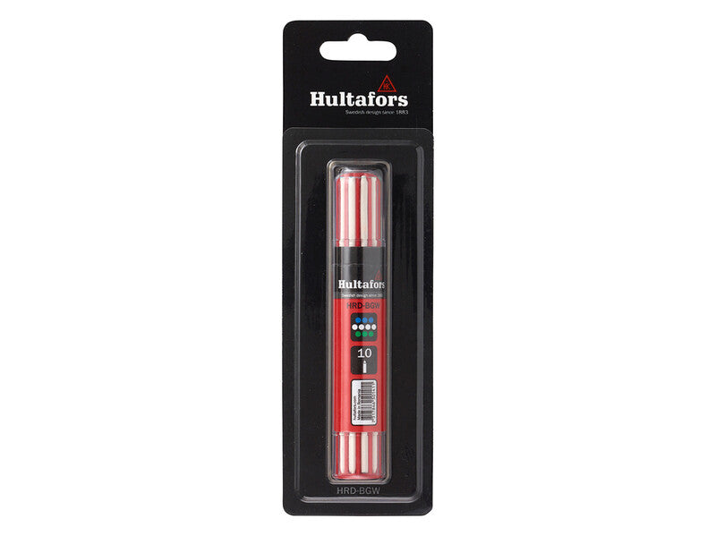 Hultafors Dry Marker Refill Blue/White/Green 10 Pack MegaBDM