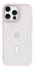 Comma Joy Elegant Metal Bracket Magnetic Anti-Shock Case iPhone 16 Pink MegaBDM