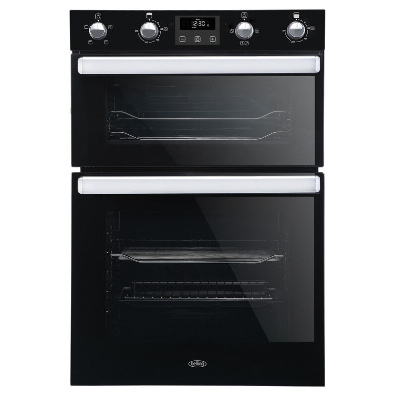 Belling BEL BI902FP Double Electric Built-In Oven, Black, A Rated MegaBDM