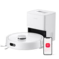 Roborock Q7 L5+ Robot Vacuum Cleaner, Self-Emptying, 8000Pa Suction, Dual Anti-Tangle System, APP-Controlled Mopping, Electronic Water Tank, PreciSense LiDAR Navigation, Ideal for Pet Hair, White MegaBDM