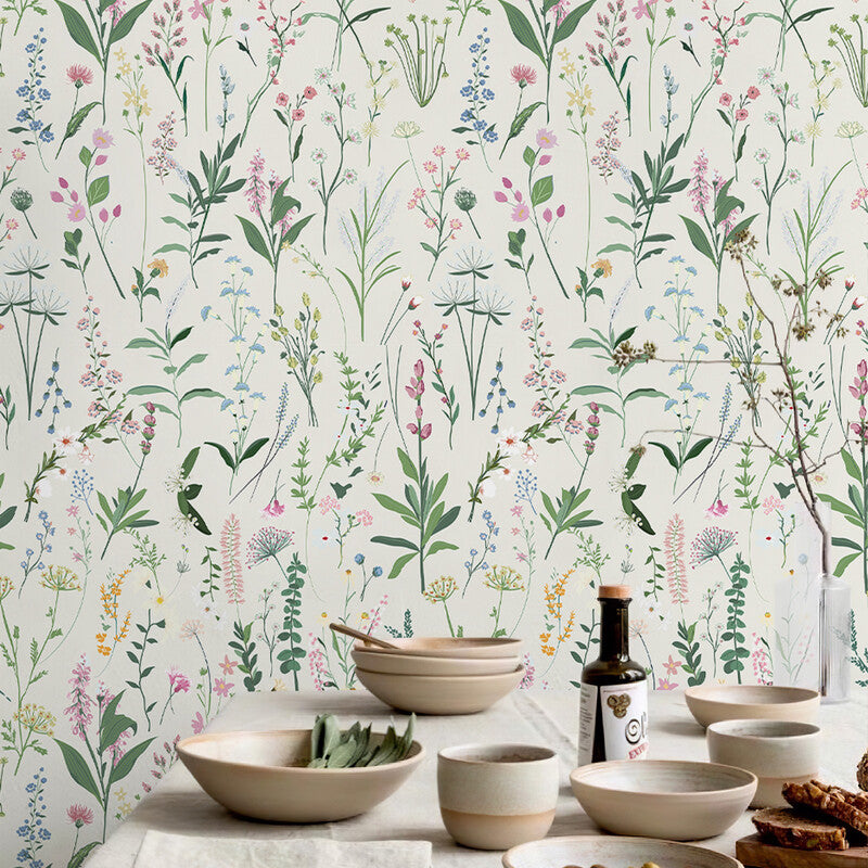 Murgall Spring Peel and Stick Wallpaper Yellow 44x305cm 1 Roll MegaBDM